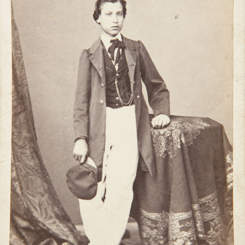 image for: Moliné y Albareda. Barcelona - Retrat de noi - Cap a 1863