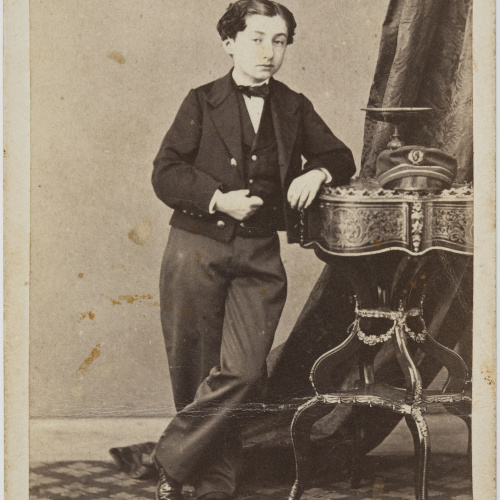 image for: Moliné y Albareda. Barcelona - Retrat de noi - Cap a 1863