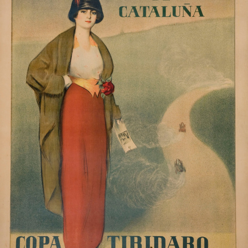 image for: Ramon Casas - Real Automóvil-Club de Cataluña. Copa Tibidabo - 1914