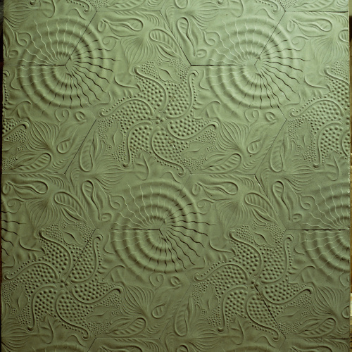 image for: Antoni Gaudí - Paviment per a la casa Milà: pop, cargol i estrella de mar (18 rajoles) - Cap a 1904-1906