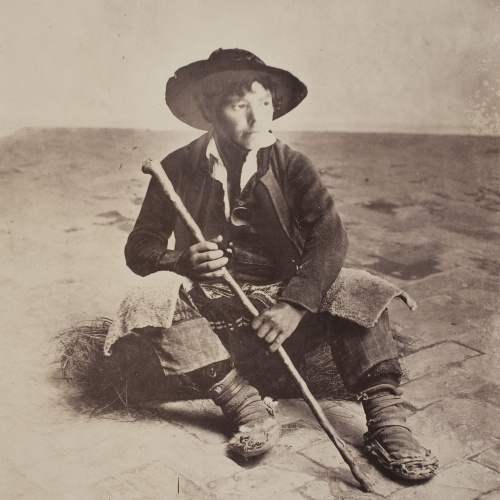 image for: Robert Peters Napper - Andalusian Shepherd Boy (Sevilla) - Cap a 1860-1863