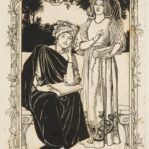 image for: Robert Anning Bell - Ex-libris Frederick Brown - 1893