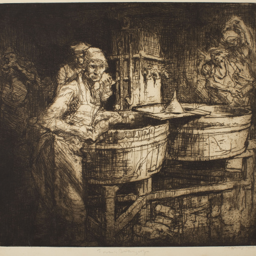 image for: Frank Brangwyn - Rentant ampolles - 1906