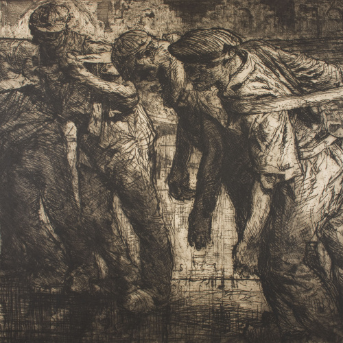 image for: Frank Brangwyn - Corda de remolc - Cap a 1907