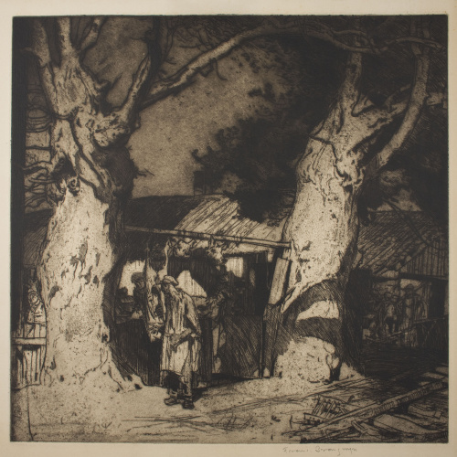 image for: Frank Brangwyn - Escorxador - Cap a 1907