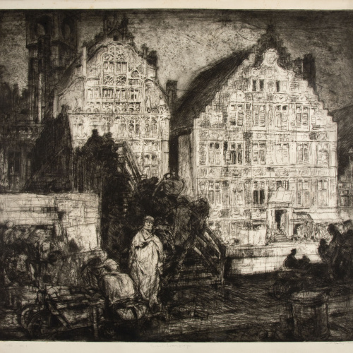 image for: Frank Brangwyn - Cases velles (Gant) - 1906
