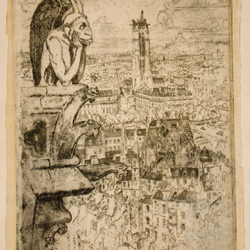 image for: Joseph Pennell - París des de Notre-Dame - Cap a 1893