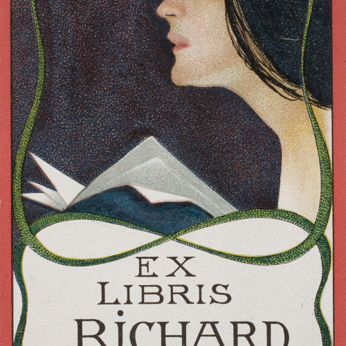 image for: Otto Tragy - Ex-libris Richard Blaul - 1898