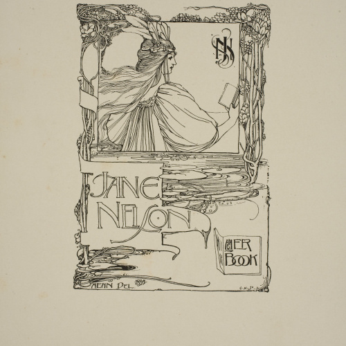image for: Harold E.H. Nelson - Ex-libris Jane Nelson - 1895