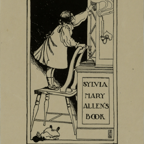 image for: Jay K. Chambers - Ex-libris Sylvia Mary Allen - 1898