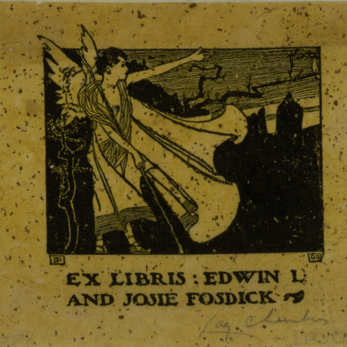 image for: Jay K. Chambers - Ex-libris Edwin L. and Josie Fosdick - Cap a 1902