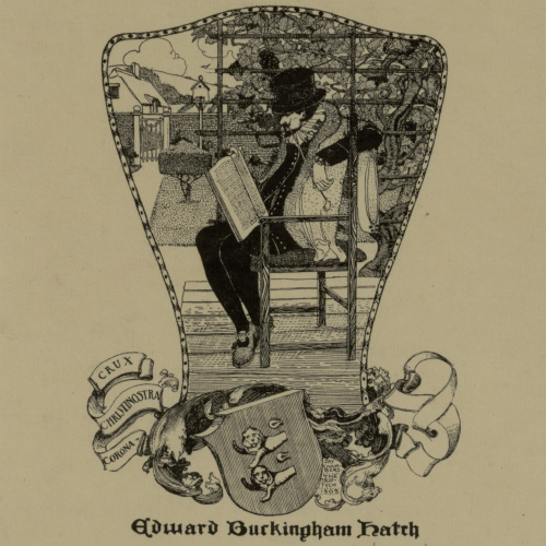 image for: Jay K. Chambers - Ex-libris Edward Burkingham Hatch - 1903