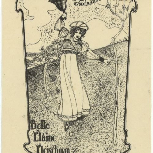 image for: Jay K. Chambers - Ex-libris Belle Llaine Fleischman - 1901