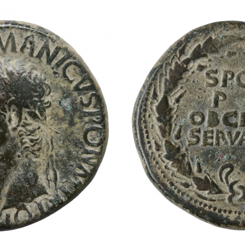 image for: Calígula - Sesterci de Roma - 37-38