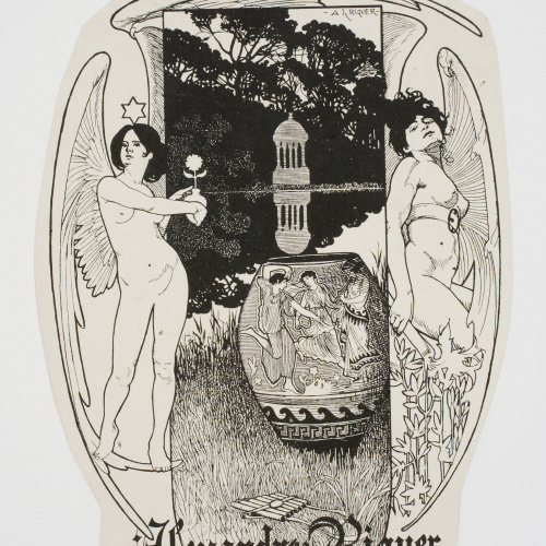 image for: Alexandre de Riquer - Ex-libris Alexandre de Riquer - 1901