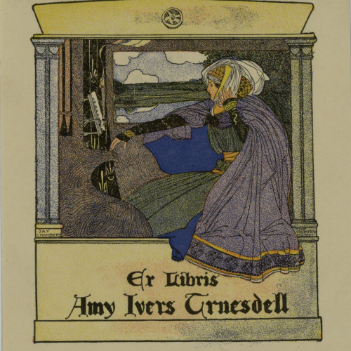 image for: Jay K. Chambers - Ex-libris Amy Ivers Truesdell - 1901
