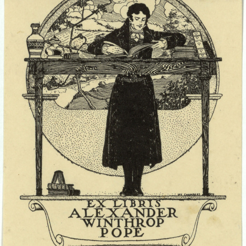 image for: Jay K. Chambers - Ex-libris Alexander Winthrop Pope - 1905