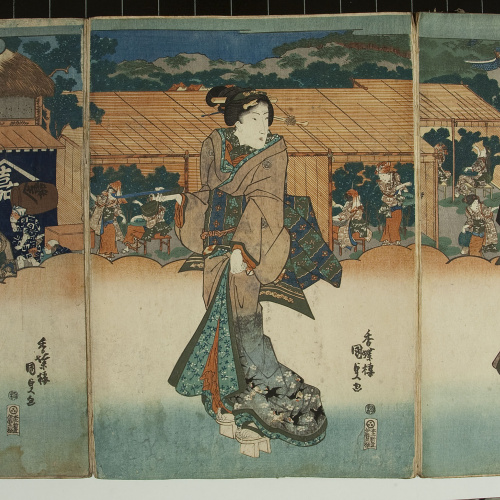 image for: Utagawa Kunisada (Toyokuni III) - Ukiyo-e (àlbum amb cinquanta-dues estampes) - Finals del segle XVIII – mitjan segle XIX [31]