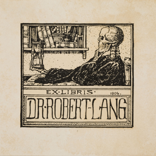 image for: Philipp Dammköhler - Ex-libris Dr. Robert Lang - 1904