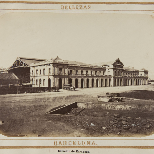 Joan Martí - Estacion de Zaragoza - 1874 image for: Joan Martí - Estacion de Zaragoza - 1874