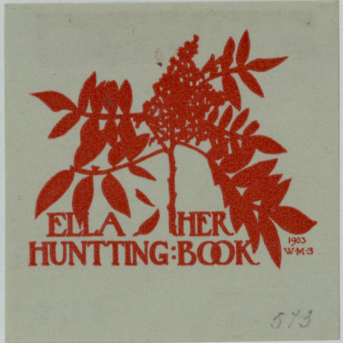 image for: Wilbur Macey Stone - Ex-libris Ella Huntting - 1903