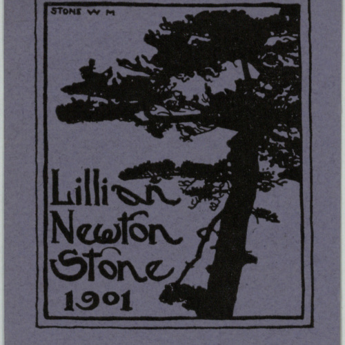 image for: Wilbur Macey Stone - Ex-libris Lillian Newton Stone - 1901