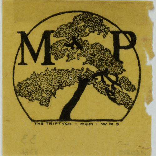image for: Wilbur Macey Stone - Ex-libris MP - 1900