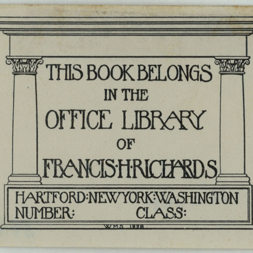 image for: Wilbur Macey Stone - Ex-libris Francis H. Richards - 1898