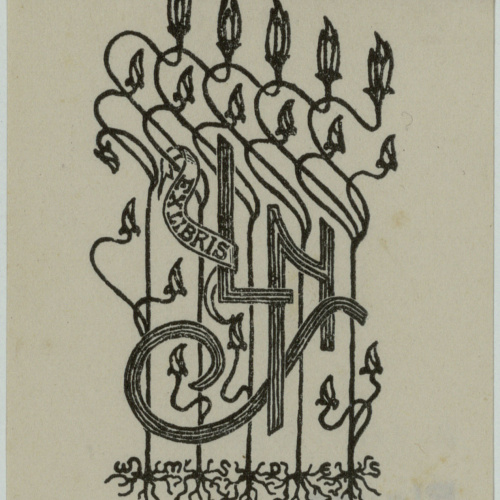 image for: Wilbur Macey Stone - Ex-libris LNS - 1898