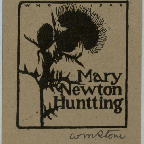 image for: Wilbur Macey Stone - Ex-libris Mary Newton Huntting - 1900