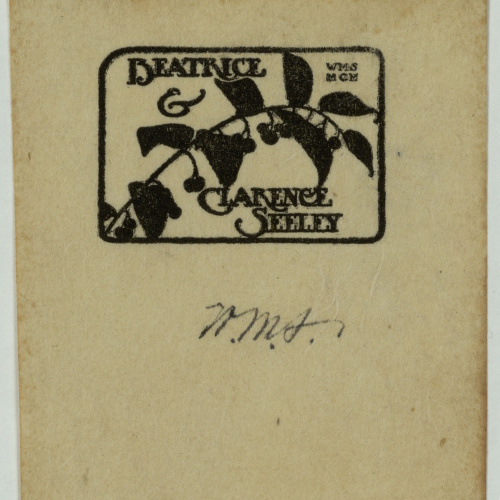 image for: Wilbur Macey Stone - Ex-libris Beatrice Clarence Seeley - 1900