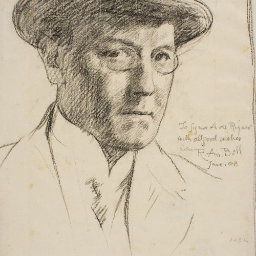 image for: Robert Anning Bell - Autoretrat - 1908