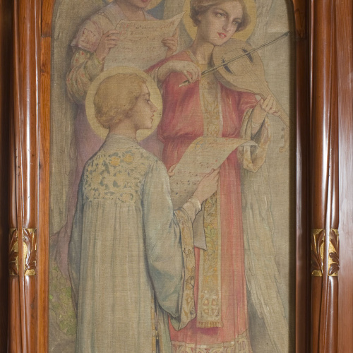 image for: Joan Busquets - «Sancta Maria» pintura lateral de l&#039;oratori Cendoya - 1905