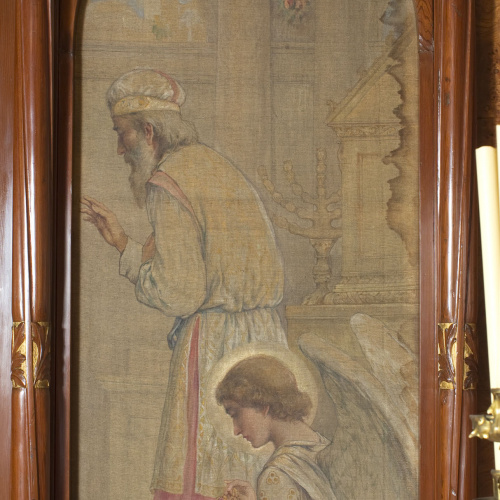 image for: Joan Busquets - «Rosa Mística» pintura lateral de l&#039;oratori Cendoya - 1905