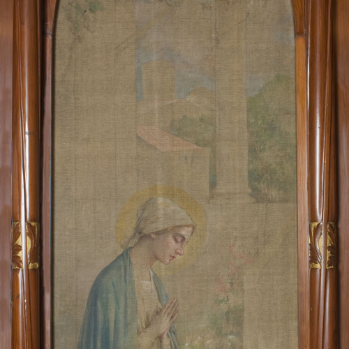 image for: Joan Busquets - «Stella Matutina» pintura lateral de l&#039;oratori Cendoya - 1905