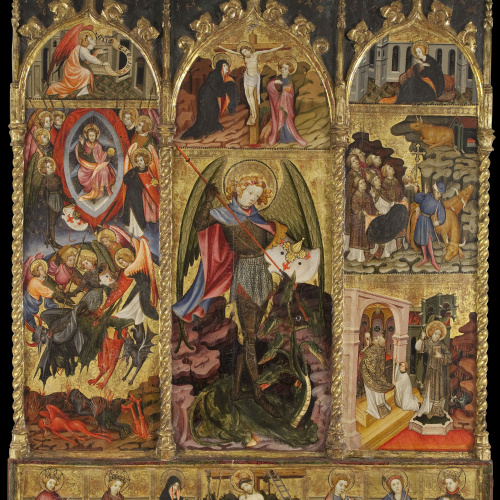 image for: Joan Mates - Retaule de Sant Miquel Arcàngel - Primer quart del segle XV