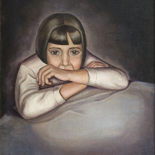 image for: Ángeles Santos Torroella - Nena (Retrat de Conchita) - Valladolid, cap a 1929