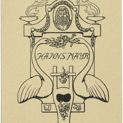 image for: Willy Ehringhausen - Ex-libris Hanns Mayr - Cap a 1900-1905