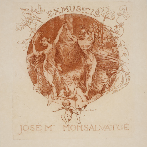 image for: Alexandre de Riquer - Ex-musicis José Mª Monsalvatge - 1904