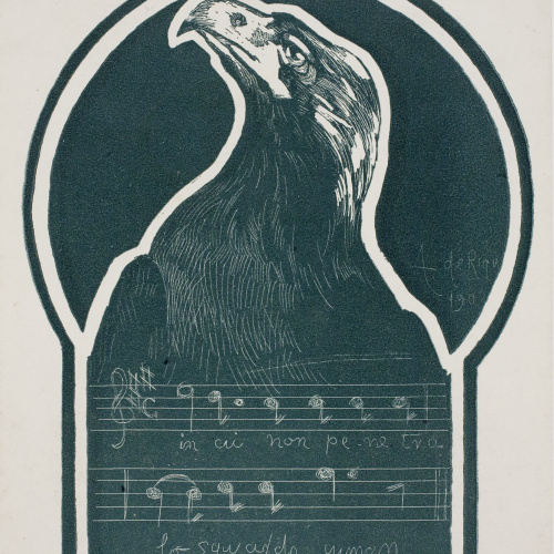 image for: Alexandre de Riquer - Ex-libris Marquina - 1902