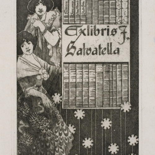 image for: Alexandre de Riquer - Ex-libris F. Salvatella - 1903