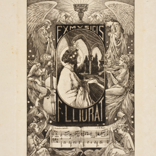 image for: Alexandre de Riquer - Ex-musicis F. Lliurat - 1906