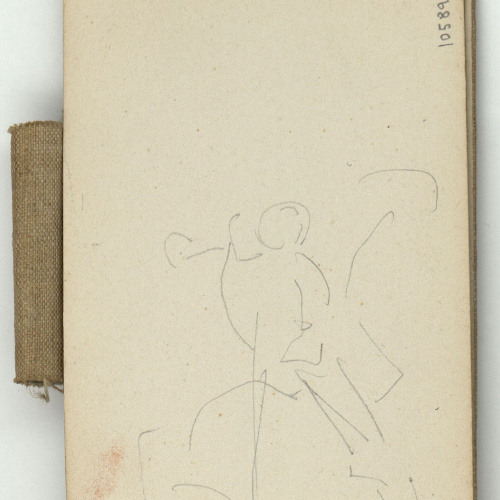 image for: Marià Fortuny - Croquis de figura - Cap a 1873