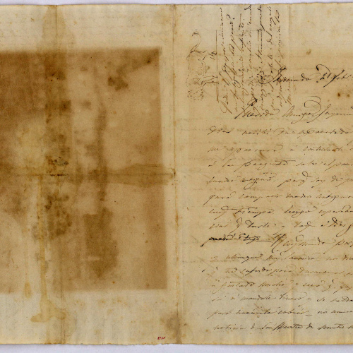 image for: Marià Fortuny - Esbós d&#039;un gos (anvers) / Estudi per al quadre «Dinar en un vell convent a l&#039;Alhambra» (revers) - 1871