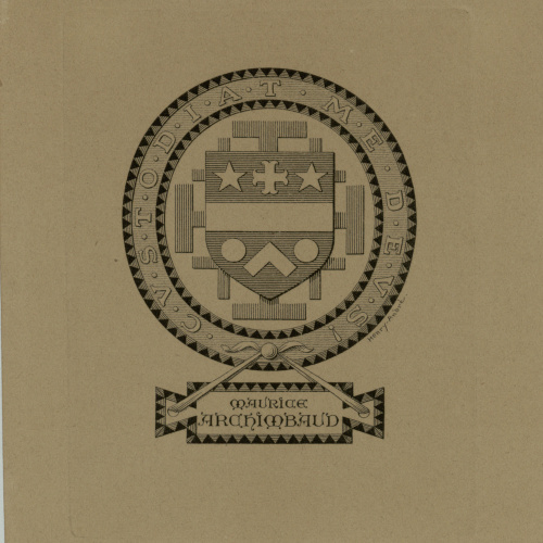 image for: Henry-André - Ex-libris Maurice Archimbaud - Cap a 1900