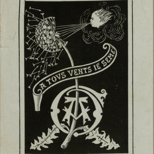 image for: Henry-André - Ex-libris GA - 1893