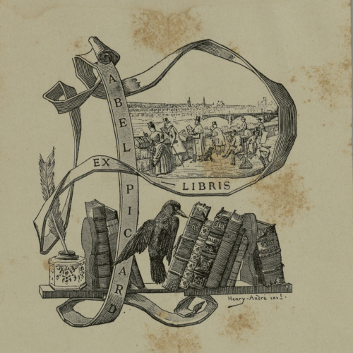 image for: Henry-André - Ex-libris Abel Picard - Cap a 1900