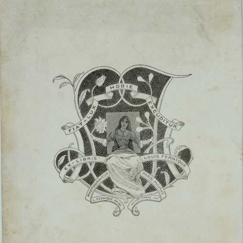 image for: Henry-André - Ex-libris Louis Fernique - 1906