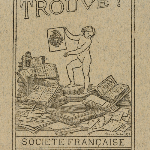 image for: Henry-André - Ex-libris Societe Française des Collectionneurs d&#039;ex-libris - 1893
