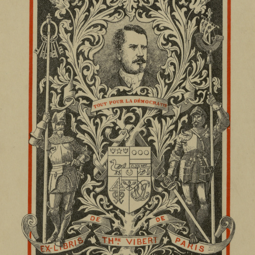 image for: Henry-André - Ex-libris Thre Vibert - Cap a 1900